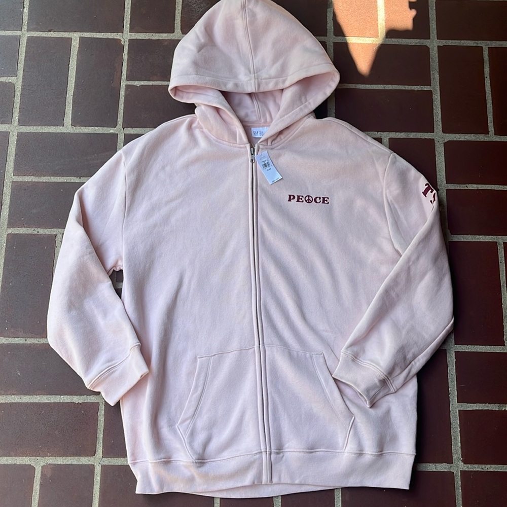Gap Teen Pink Peace Sweatshirt